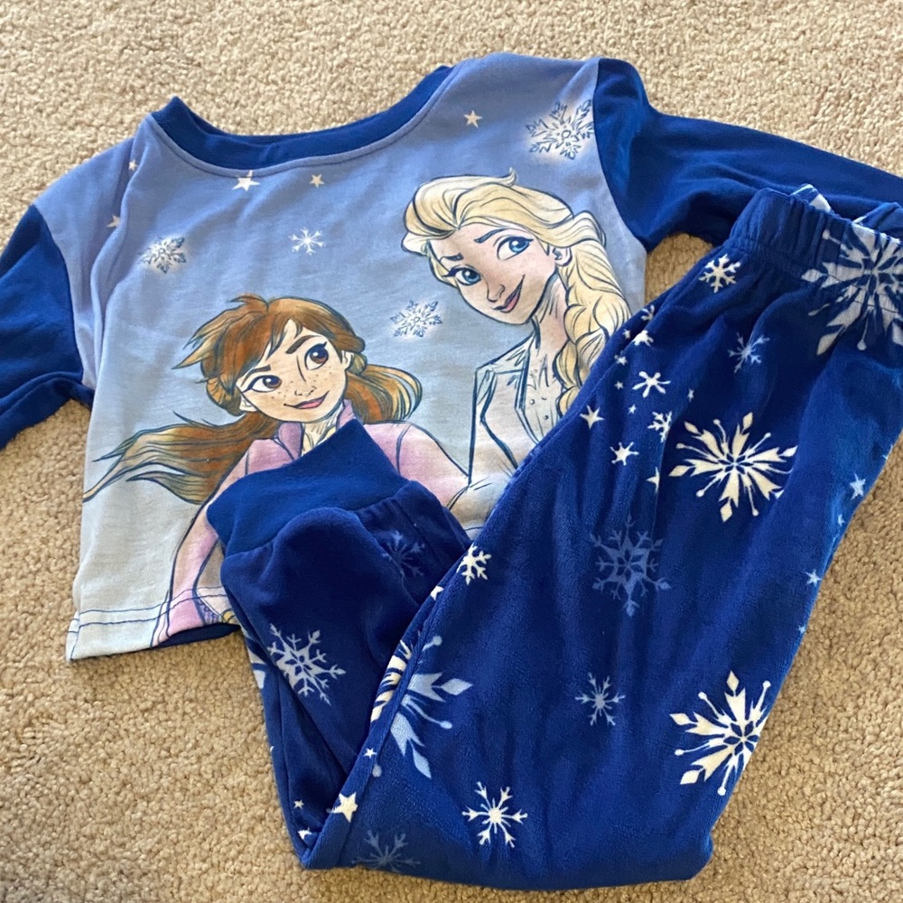 Frozen Kids Pajamas - Blue